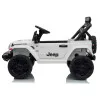 Elektrinė mašinėlė vaikams Jeep Rubicon DK-JWR558, balta