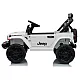 Jeep Rubicon DK-JWR558 baltas akumuliatorinis automobilis