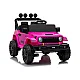 Jeep Rubicon DK-JWR558 rožinis akumuliatorinis automobilis