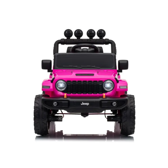 Elektrinė mašinėlė vaikams Jeep Rubicon DK-JWR558, rožinė