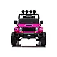 Jeep Rubicon DK-JWR558 rožinis akumuliatorinis automobilis