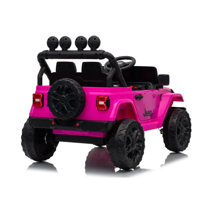 Elektrinė mašinėlė vaikams Jeep Rubicon DK-JWR558, rožinė