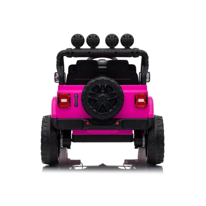 Elektrinė mašinėlė vaikams Jeep Rubicon DK-JWR558, rožinė