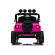 Jeep Rubicon DK-JWR558 rožinis akumuliatorinis automobilis