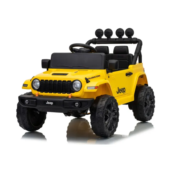 Elektrinė mašinėlė vaikams Jeep Rubicon DK-JWR558, geltona