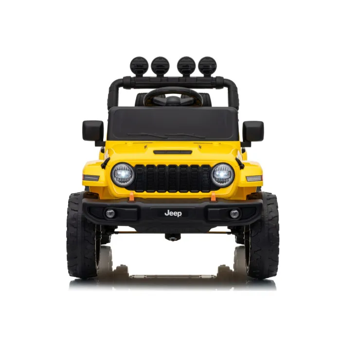 Elektrinė mašinėlė vaikams Jeep Rubicon DK-JWR558, geltona