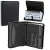 Black A4-size document folder with compartments