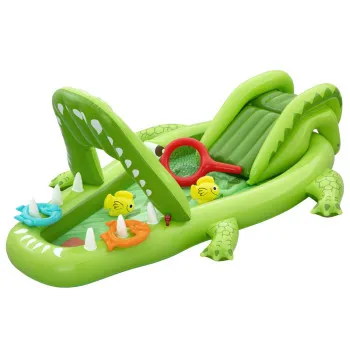Водная игровая площадка с горкой «Крокодил» Bestway 53169