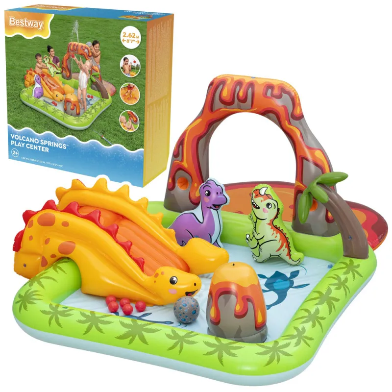 Vandens žaidimų aikštelė su dinozaurais Bestway 53172
