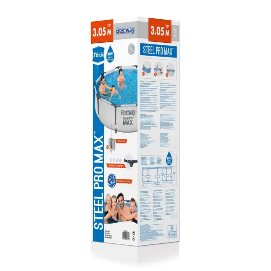 Rėminis baseinas 305 x 76 cm Bestway 56406