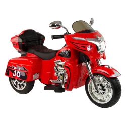 Elektrinis raudonas motociklu Goldwing