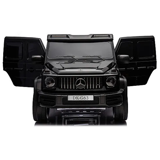 Mercedes G63 XXL juodos spalvos akumuliatorinis automobilis