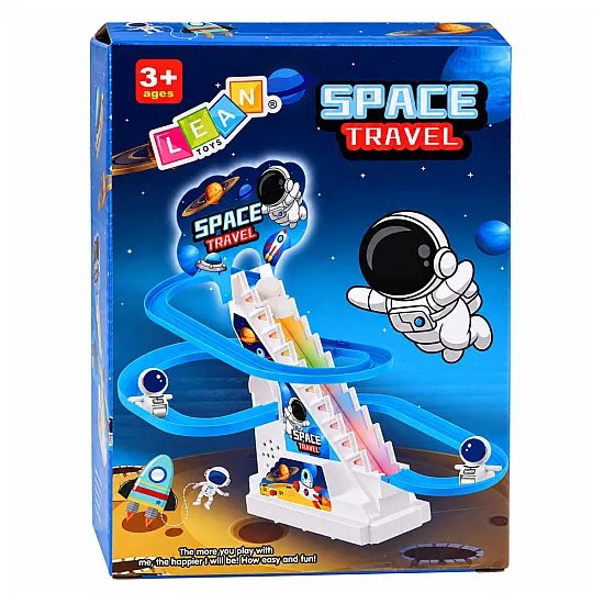 Kosminė trasa astronautams su šviesomis