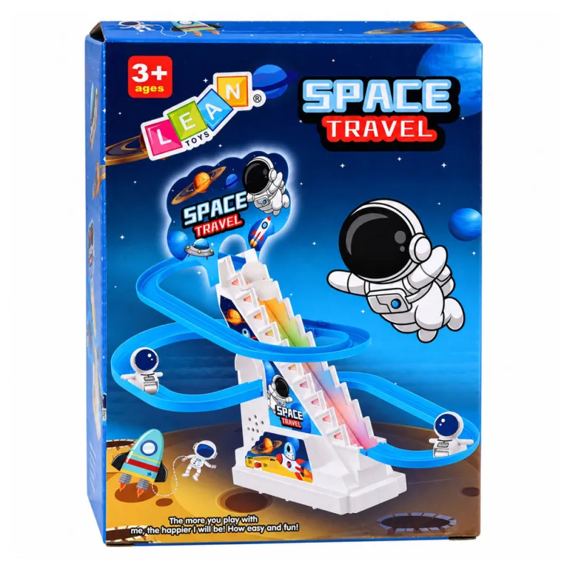 Kosminė trasa astronautams su šviesomis