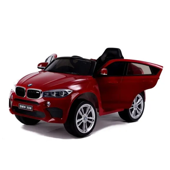 BMW X6 raudonas elektrinis automobilis Elektrinės mašinėlės vaikams