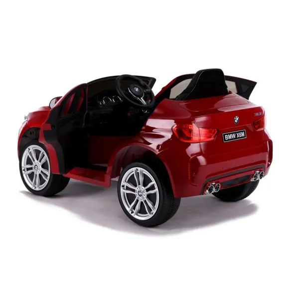 BMW X6 raudonas elektrinis automobilis Elektrinės mašinėlės vaikams