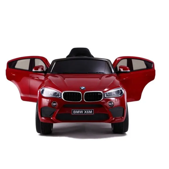 BMW X6 raudonas elektrinis automobilis Elektrinės mašinėlės vaikams