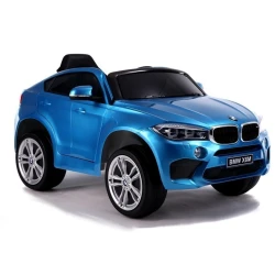 BMW X6 akumuliatorinis mėlynas automobilis