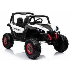Jeep XMX603 elektrinis baltas vaikiškas automobilis