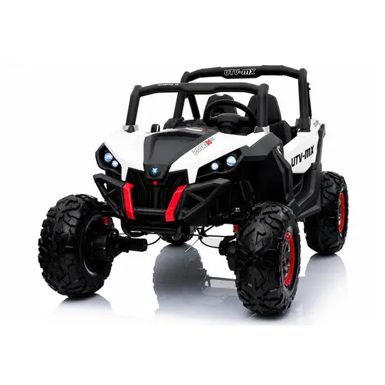 Jeep XMX603 elektrinis baltas vaikiškas automobilis