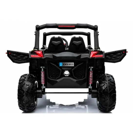 Jeep XMX603 elektrinis baltas vaikiškas automobilis