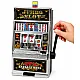 Slot machine with a coin tray and sound effects