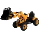 Akumuliatorinis oranžinis traktorius su kaušu Elektrinės mašinėlės vaikams