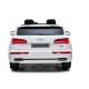 Audi Q5 baltas akumuliatorinis automobilis Elektrinės mašinėlės vaikams