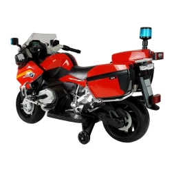 BMW R1200 policijos raudonas elektrinis motociklas