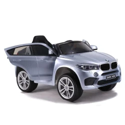 BMW X6 akumuliatorinis pilkas automobilis