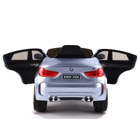 BMW X6 akumuliatorinis pilkas automobilis Elektrinės mašinėlės vaikams