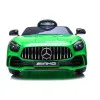 Mercedes GTR elektrinis žalias automobilis Elektrinės mašinėlės vaikams