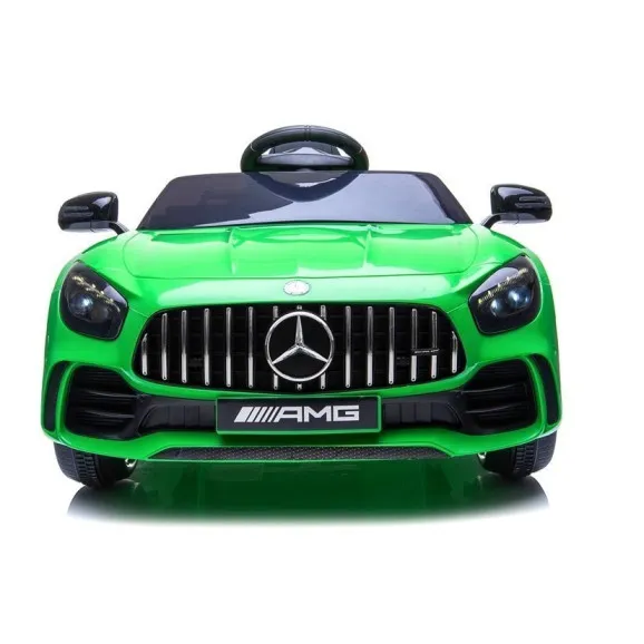 Mercedes GTR elektrinis žalias automobilis Elektrinės mašinėlės vaikams