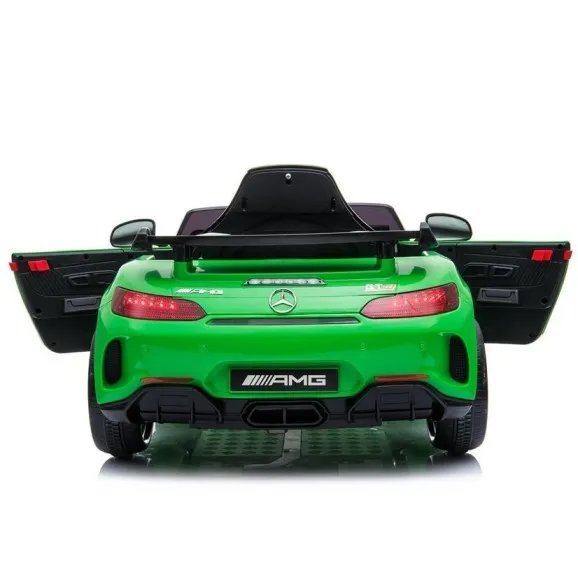 Mercedes GTR elektrinis žalias automobilis Elektrinės mašinėlės vaikams