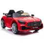 Mercedes GTR — электрический автомобиль красного цвета