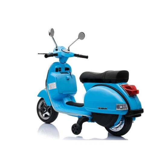Vespa elektrinis mėlynas paspirtukas Elektrinės mašinėlės vaikams