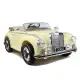 Retro stiliaus rusvas akumuliatorinis automobilis LS-618 Mercedes 300S