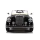 Retro stiliaus juodas akumuliatorinis automobilis LS-618 Mercedes 300S
