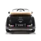 Retro stiliaus juodas akumuliatorinis automobilis LS-618 Mercedes 300S