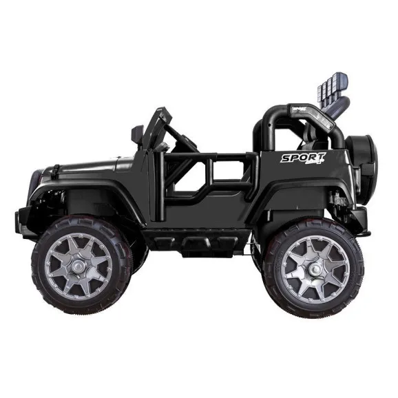 HP012 elektrinis juodas automobilis Elektrinės mašinėlės vaikams