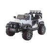 Jeep HP012 elektrinis baltas automobilis Elektrinės mašinėlės vaikams