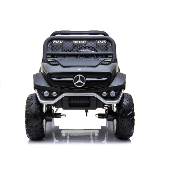 Juodas Mercedes 4x4 akumuliatorinis automobilis Automobiliai