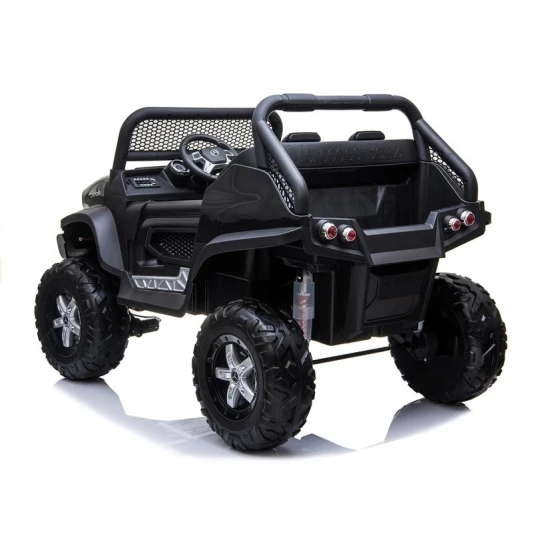 Juodas Mercedes 4x4 akumuliatorinis automobilis Automobiliai