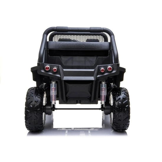 Juodas Mercedes 4x4 akumuliatorinis automobilis Automobiliai