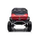 Mercedes Unimog elektrinis raudonas automobilis Automobiliai