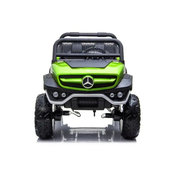 Žalias Mercedes akumuliatorinis automobilis Automobiliai