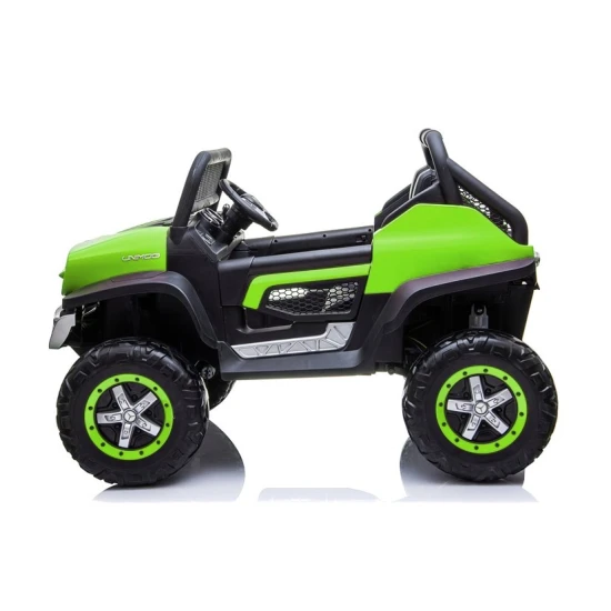 Žalias Mercedes akumuliatorinis automobilis Automobiliai