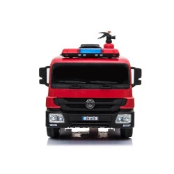 Gaisrininkų sunkvežimis elektrinis pasivažinėjimo automobilis - raudonas