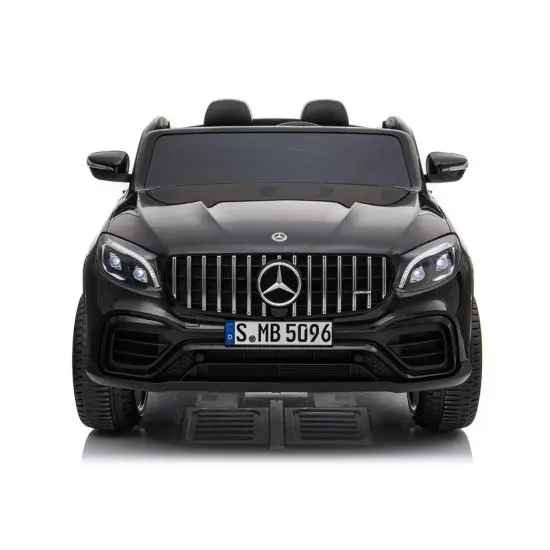 Juodas elektrinis automobilis Mercedes GLC 63S Elektrinės mašinėlės vaikams
