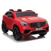 Raudonas elektrinis automobilis Mercedes GLC 63S Elektrinės mašinėlės vaikams